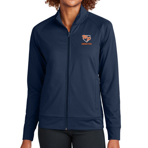 Sport-Tek® Women's Sport-Wick® Stretch Full-Zip Cadet Jacket Thumbnail